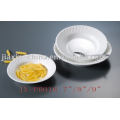 White color restaurant porcelain dinnerware JX-PB018